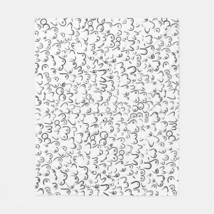 Pattern lustiger Spaß Fleecedecke