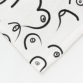 Pattern lustiger Spaß Fleecedecke (Ecke)