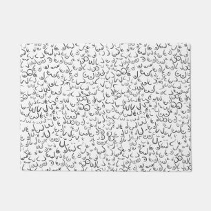 Pattern lustiger Spaß Fußmatte