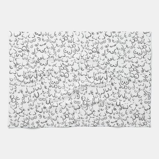 Pattern lustiger Spaß Geschirrtuch (Horizontal)