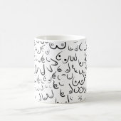 Pattern lustiger Spaß Kaffeetasse (Mittel)