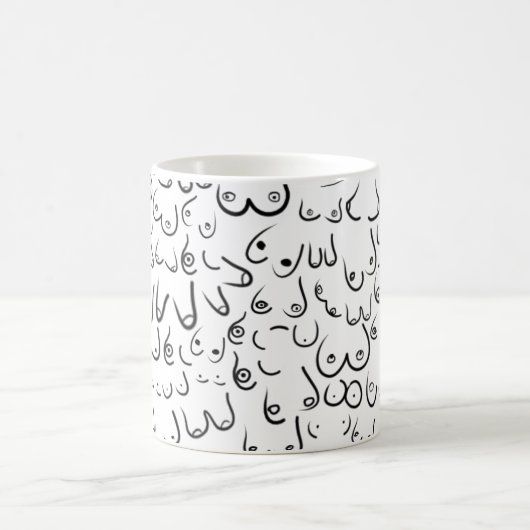 Pattern lustiger Spaß Kaffeetasse (Mittel)