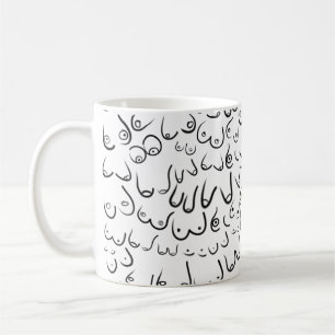 Pattern lustiger Spaß Kaffeetasse
