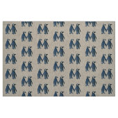 PATTERN MIT ZWEI PENGUINEN IN LIEBE! STOFF (Fat Quarter (45,7 x 55,9 cm))