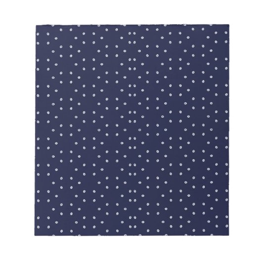 Pattern Moderne stilvolle Sommer Vintag Notizblock (Vorderseite)