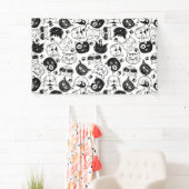 Pattern niedliche Katze, Maine Coon Banner (Insitu)