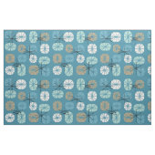 Pattern Oblongs Aquamarin White Gold Stoff (Fat Quarter (45,7 x 55,9 cm))