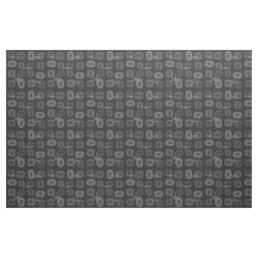 Pattern Oblongs Dark Gray Stoff (Yard (91,4 cm))