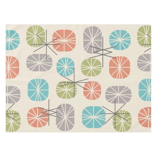 Pattern Oblongs farbenfroh mehrfarbig Tischdecke (Vorderseite (Horizontal))