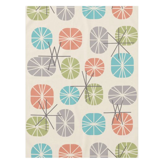 Pattern Oblongs farbenfroh mehrfarbig Tischdecke (Vorderseite)