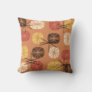 Pattern Oblongs Herbst Orange Kissen