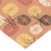 Pattern Oblongs Herbst Orange Kurzer Tischläufer (Ecke)