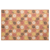 Pattern Oblongs Herbst Orange Stoff (Fat Quarter (45,7 x 55,9 cm))