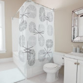 Pattern Oblongs Light Gray Duschvorhang (Beispiel)