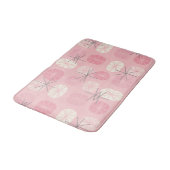 Pattern Oblongs Pink Vanilla Badematte (Schrägansicht)