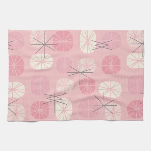 Pattern Oblongs Pink Vanilla Geschirrtuch (Horizontal)