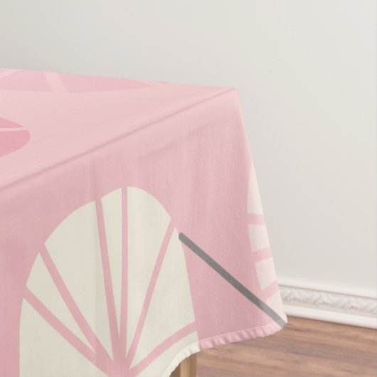 Pattern Oblongs Pink Vanilla Tischdecke (Beispiel)
