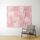 Pattern Oblongs Pink Vanilla Wandteppich (Beispiel (Horizontal))