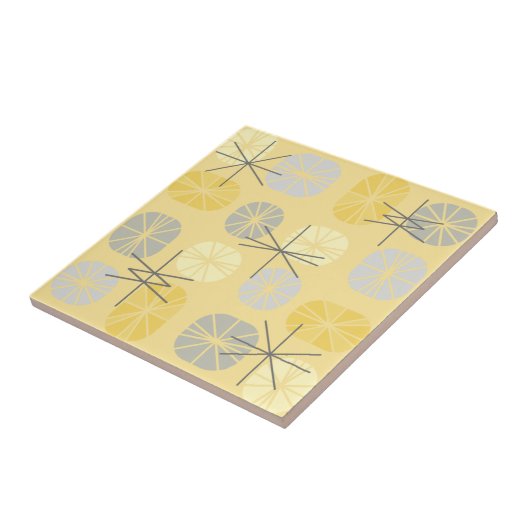 Pattern Oblongs Yellow Gray Fliese (Seite)