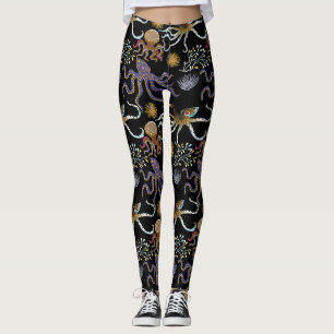 Pattern Ocean Underwater Leggings