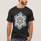 Pattern Of A Snowflake Nr  9 T-Shirt (Vorderseite)