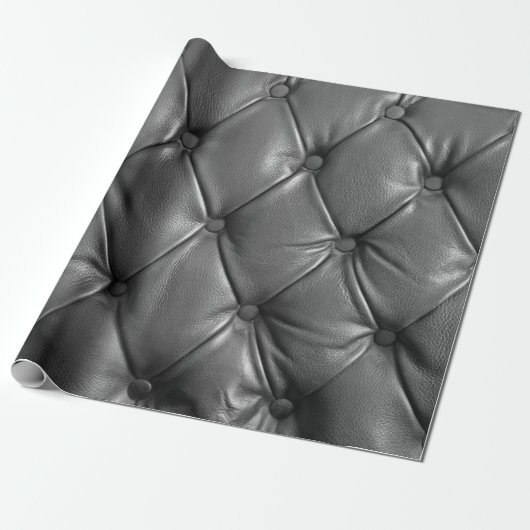 pattern of black genuine leather texture using as geschenkpapier (Ungerollt)