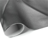 pattern of black genuine leather texture using as geschenkpapier (Rolleneckpunkt)