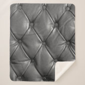 pattern of black genuine leather texture using as sherpadecke (Vorderseite)