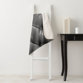 pattern of black genuine leather texture using as sherpadecke (Beispiel)