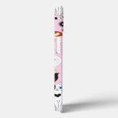 pattern of cats and flowers Case-Mate iPhone hülle (Rückseite / Rechts)