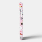 pattern of cats and flowers Case-Mate iPhone hülle (Rückseite / Links)