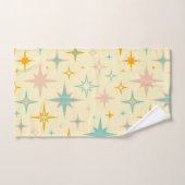 Pattern of colorful retro stars badhandtuch set (Handtuch)