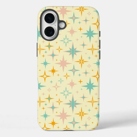Pattern of colorful retro stars Case-Mate iPhone hülle (Rückseite)