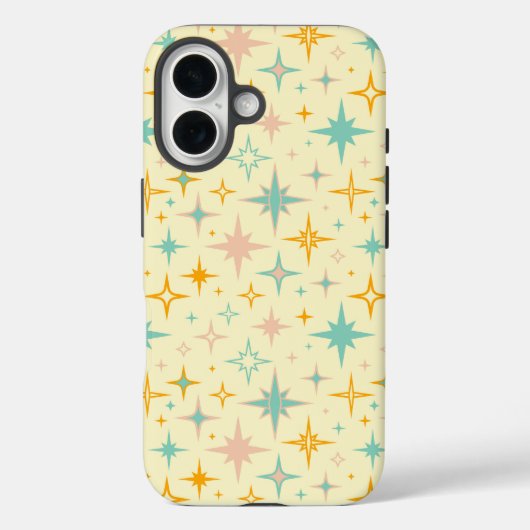 Pattern of colorful retro stars Case-Mate iPhone hülle (Rückseite)