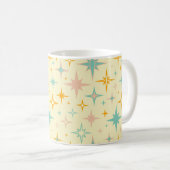 Pattern of colorful retro stars kaffeetasse (VorderseiteRechts)