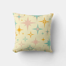 Pattern of colorful retro stars kissen