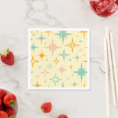 Pattern of colorful retro stars serviette (Beispiel)