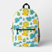 Pattern of Dinosaurs, Cute Dinosaurs, Baby Dino Bedruckter Rucksack (Vorderseite)