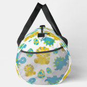 Pattern of Dinosaurs, Cute Dinosaurs, Baby Dino Duffle Bag (Rechts)