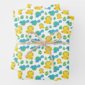 Pattern of Dinosaurs, Cute Dinosaurs, Baby Dino Geschenkpapier Set (Beispiel)