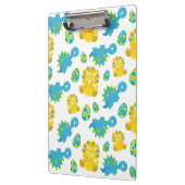 Pattern of Dinosaurs, Cute Dinosaurs, Baby Dino Klemmbrett (Links)