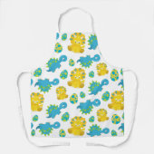 Pattern of Dinosaurs, Cute Dinosaurs, Baby Dino Schürze (Vorderseite)