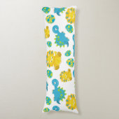 Pattern of Dinosaurs, Cute Dinosaurs, Baby Dino Seitenschläferkissen (Vorderseite Vertikal)