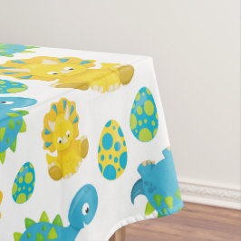 Pattern of Dinosaurs, Cute Dinosaurs, Baby Dino Tischdecke