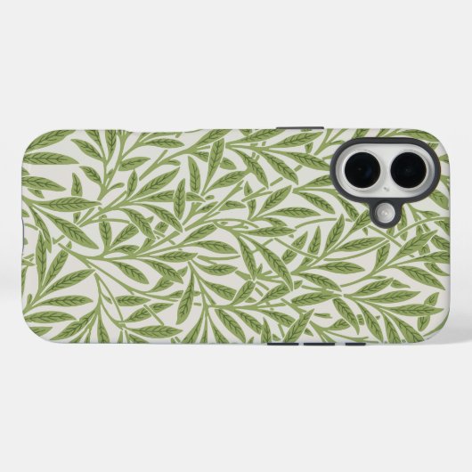 Pattern of green leafy branches  Case-Mate iPhone hülle (Rückseite (Horizontal))