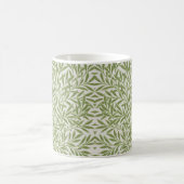 Pattern of green leafy branches  kaffeetasse (Mittel)