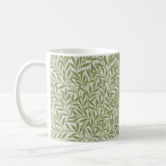 Pattern of green leafy branches  kaffeetasse (Links)