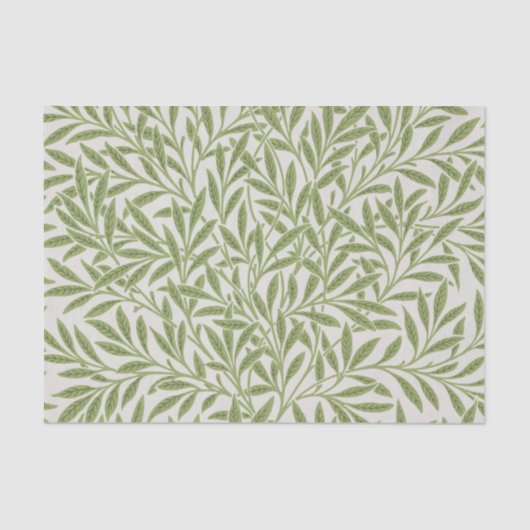 Pattern of green leafy branches  seidenpapier (Vorderseite)