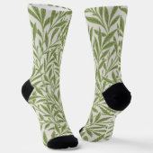 Pattern of green leafy branches  socken (Gewinkelt)