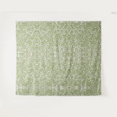 Pattern of green leafy branches  wandteppich (Vorderseite (Horizontal))